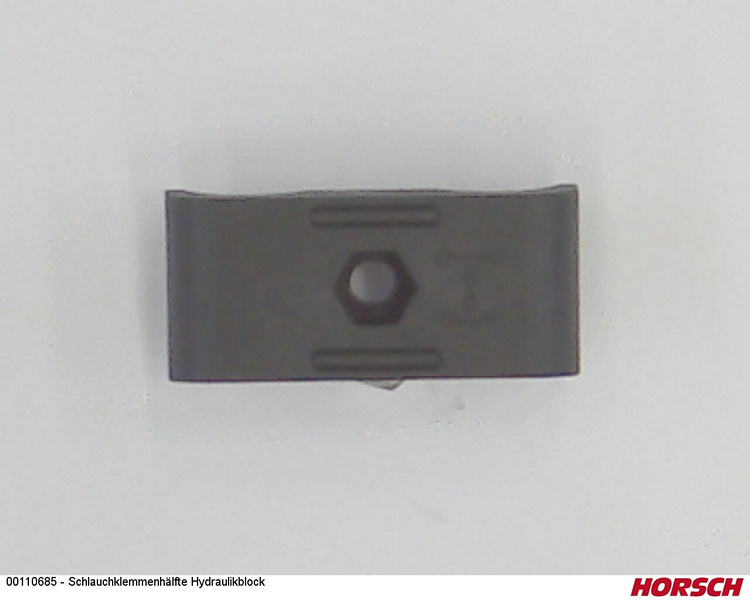 Schlauchklemmenhälfte Hydraulikblock
