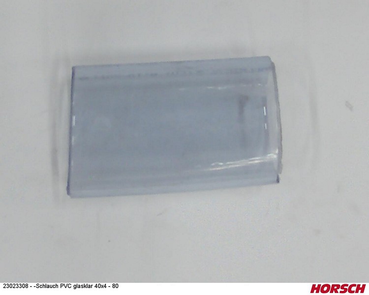 -Schlauch PVC glasklar 40x4 - 80