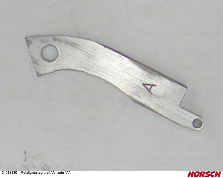 Metallgleitsteg breit Variante "A