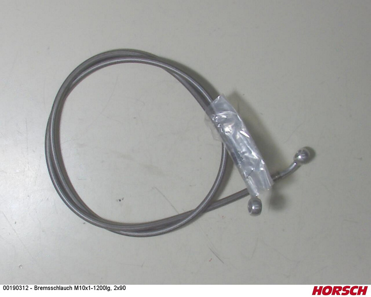 Bremsschlauch M10x1-1200lg, 2x90