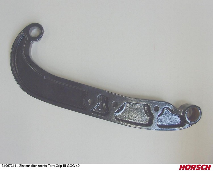 Zinkenhalter rechts TerraGrip III GGG 40