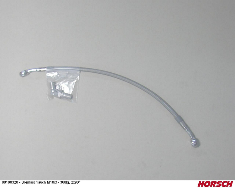 Bremsschlauch M10x1- 360lg, 2x90°