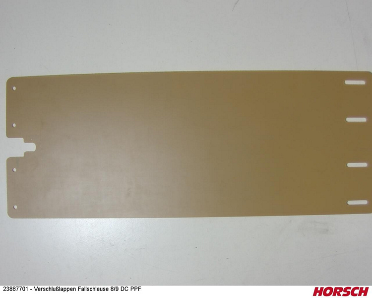 Verschlußlappen Fallschleuse 8/9 DC PPF