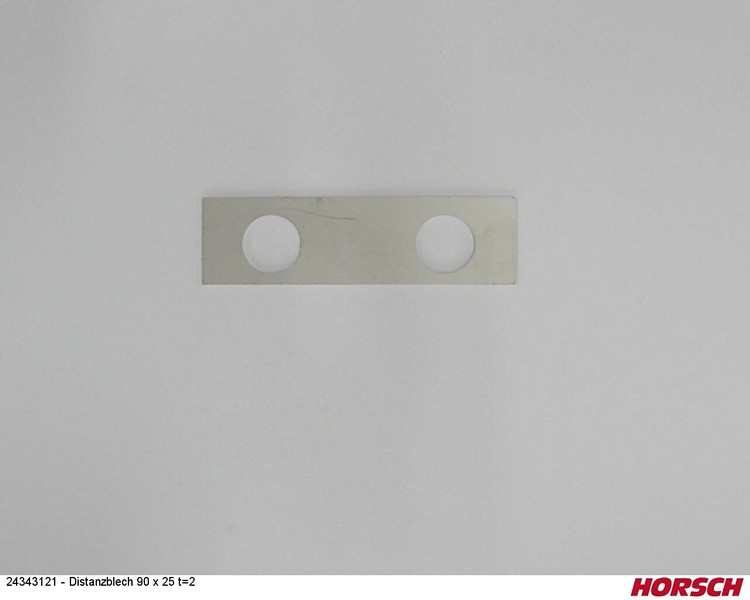 Distanzblech 90 x 25 t=2