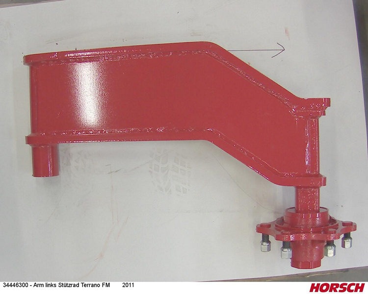 Arm links Stützrad Terrano FM 2011