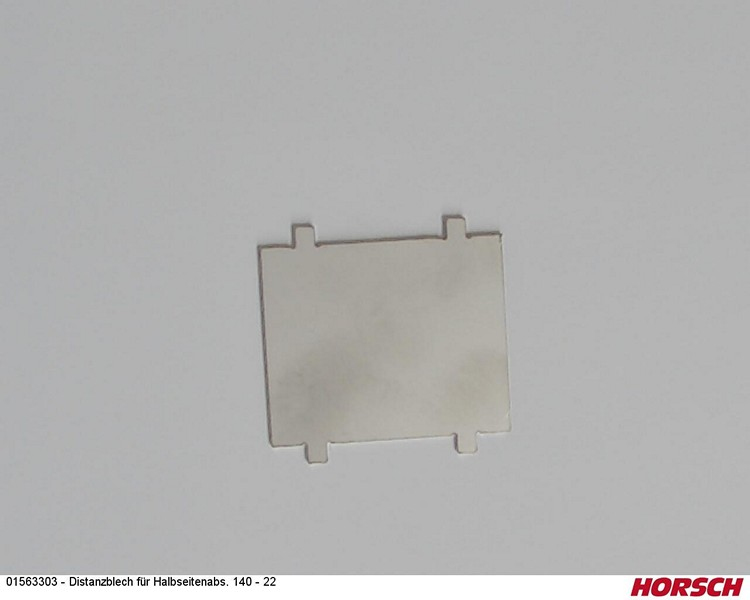 Distanzblech für Halbseitenabs. 140 - 22