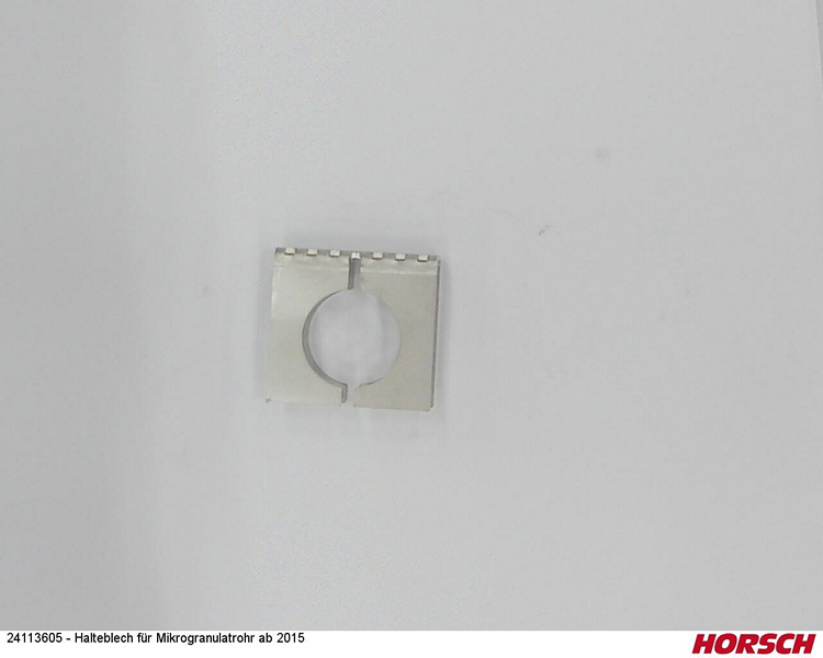 Halteblech für Mikrogranulatrohr ab 2015