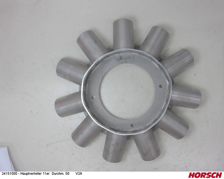 Hauptverteiler 11er Durchm. 50 V2A