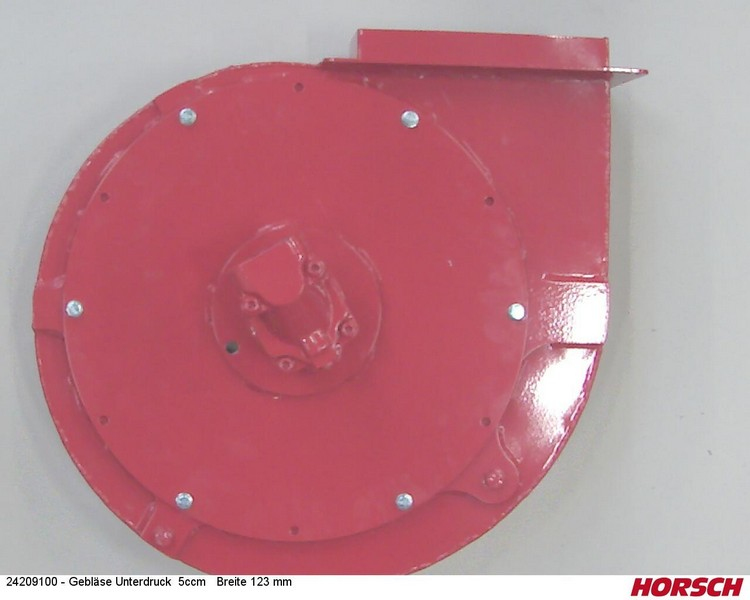 Gebläse Unterdruck 5ccm Breite 123 mm