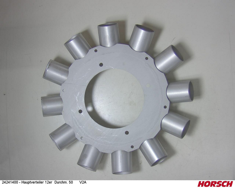 Hauptverteiler 12er Durchm. 50 V2A