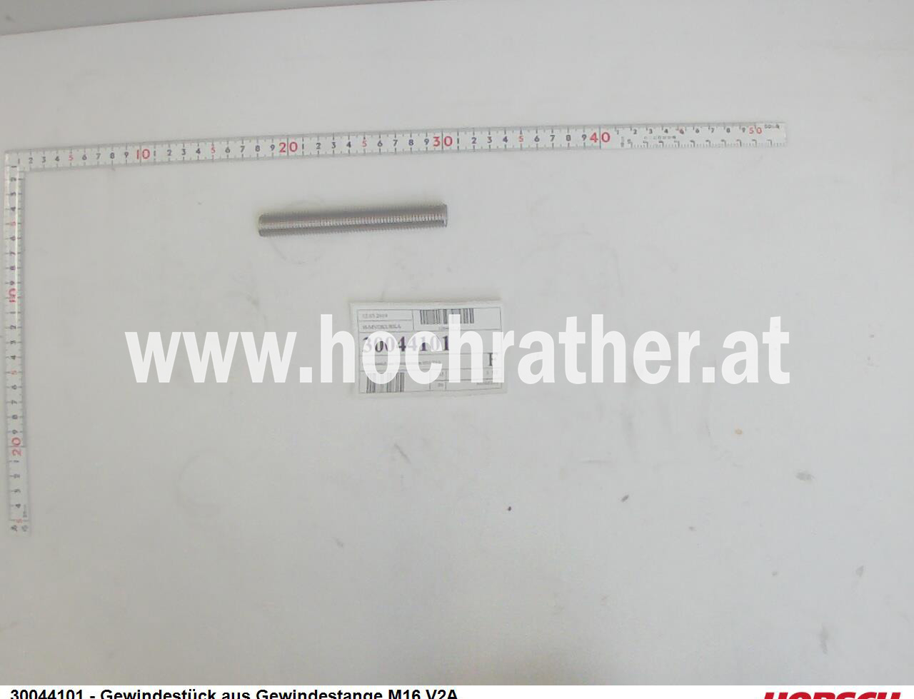 Gewindestück aus Gewindestange M16 V2A