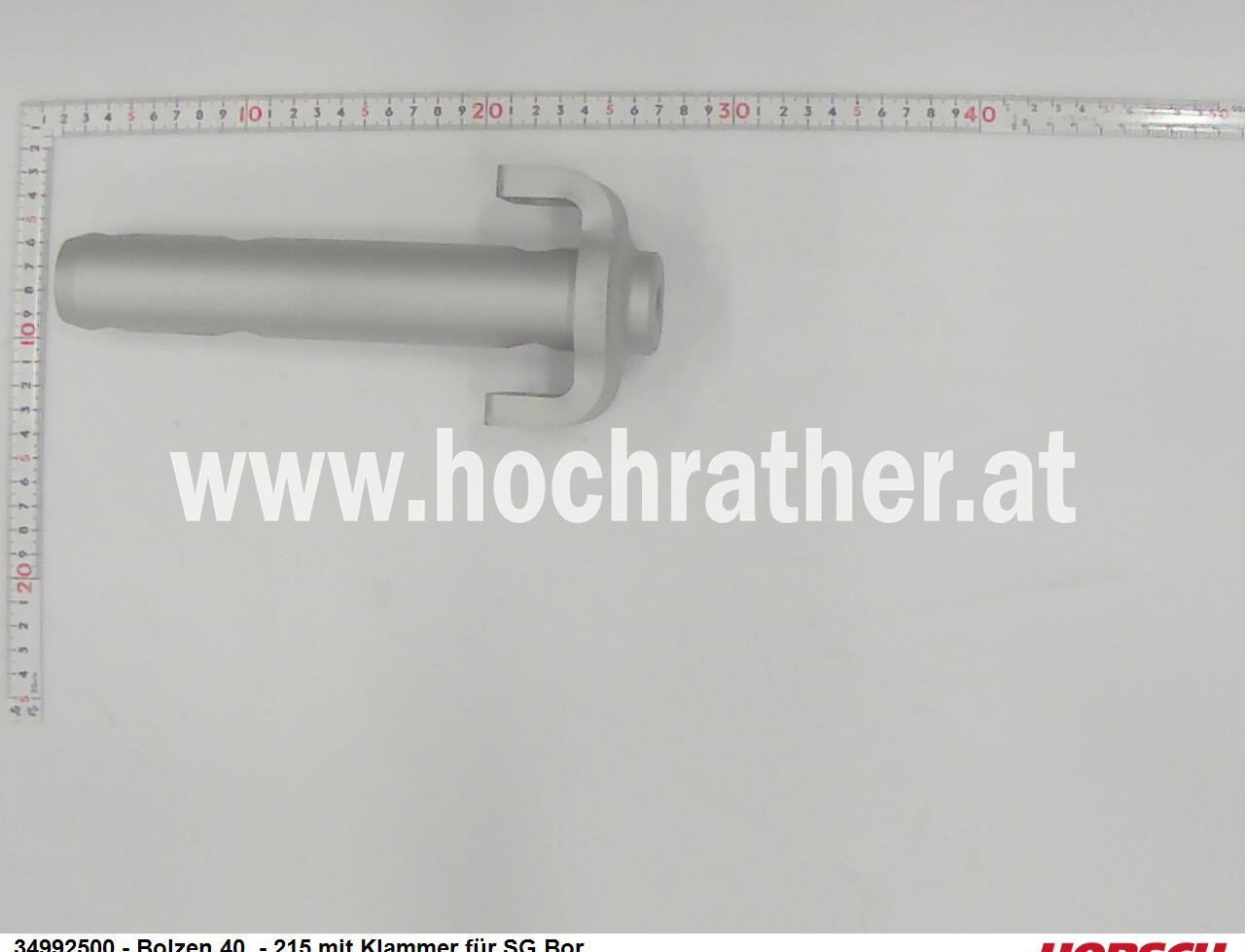 Bolzen 40 - 215 mit Klammer für SG Bor