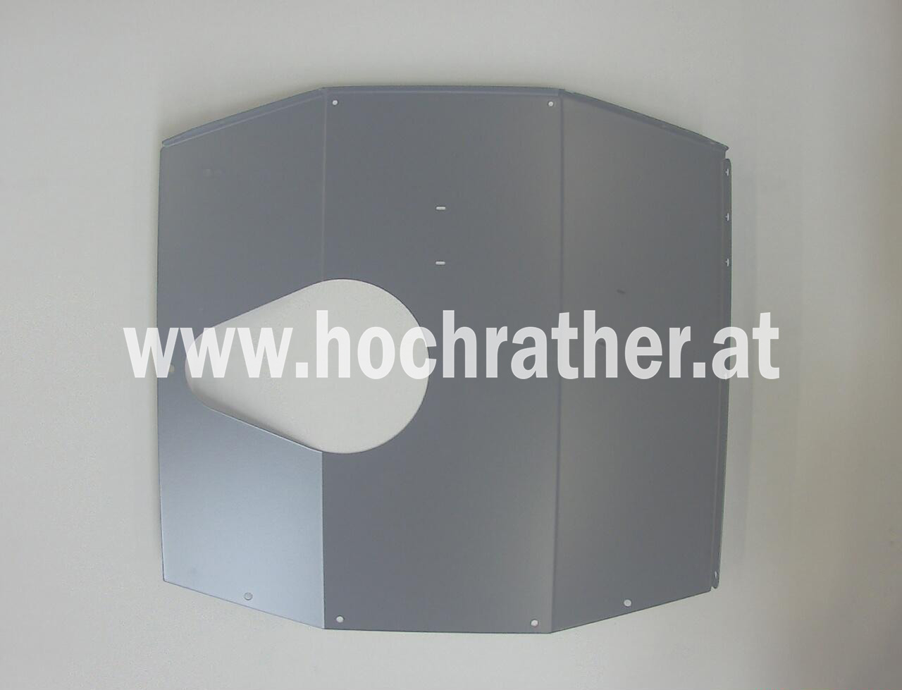 Bodenblech Schleuse - RAL 7024