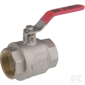 Kugelhahn BSP 2x IG 1 1/2" + Edelstahlgriff