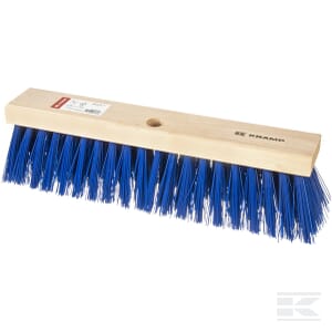 Besen, PVC-Faser, blau, 45 cm
