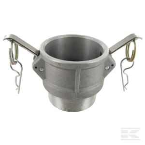 Camlock Typ B 2-1/2" Außengewinde Aluminium
