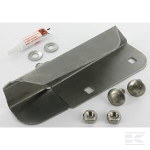 Streuschaufel 130 mm kpl. L.