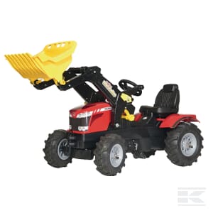 Tretschlepper mit Frontlader, Massey Ferguson 7726, mit pneumatischen Rädern, ab 3 Jahren, rollyFarmtrac von Rolly Toys