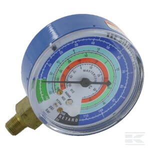 Manometer - Niederdruck blau M10x1