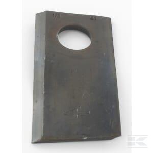 Mähmesser RH 105x48x4mm ovale Bohrung 23,0x20,5mm Passend für Taarup 25er Packung