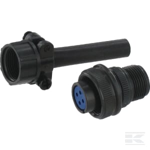 Stecker 4-polig+Zugentlastung