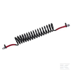 Spiralluftschlauch M16/M22x1,5 schwarz