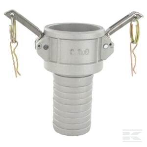 Camlock Typ C 2" Schlauchende Rostfreier Stahl