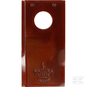 Mähmesser links 93x47x3 mm, Bohrung Ø 19 mm, geeignet für Krone, 25er-Packung