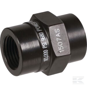 Bördelvs. 3/8"NPTF x 3/8" NPTF