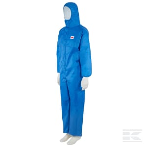 Einwegoveralls, Erwachsener, Gr. 4XL UK:48 , blau , by 3M
