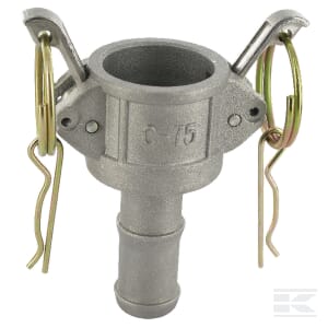 Camlock Typ C 3/4" Schlauchende Aluminium