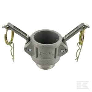 Camlock Typ B 1-1/4" Außengewinde Aluminium