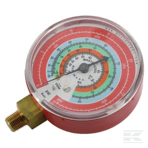 Manometer - Hochdruck rot M10x1