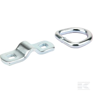 Zurrring verzinkt 90 x 30 mm