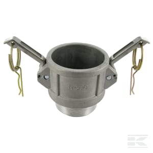 Camlock Typ B 2" Außengewinde Aluminium