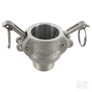 Camlock Typ B 1" Außengewinde Aluminium