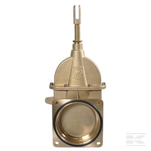 Schieber 6" m. Vierkantflansch