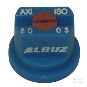 Flachstrahldüse AXI 80° blau Keramik