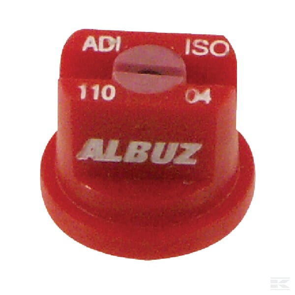 Flachstrahldüse ADI 110° rot Keramik