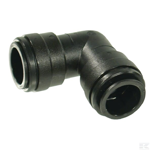 Schnellkupp. Bogen 90° 22mm
