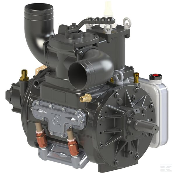 Vakuumpumpenriemenscheibe 18620 l/min mit automatischer Schmierung und Ballast Battioni Pagani