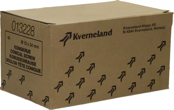 Konusschraube M12x34 10.9 + Mutter