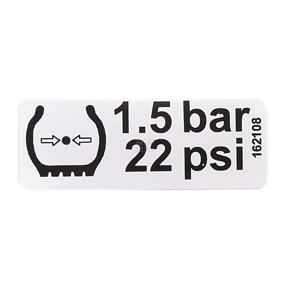 Aufkleber "3,0 BAR" Fella