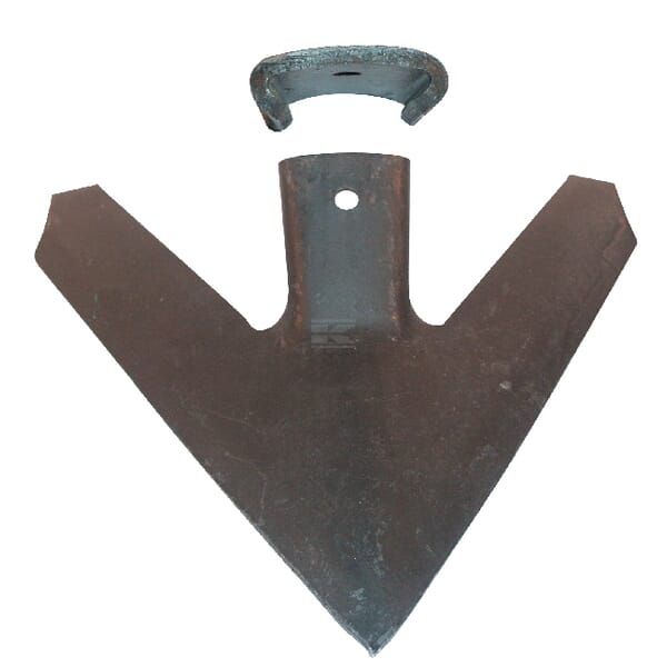 Gänsefußschar 14" 8mm Clip-On