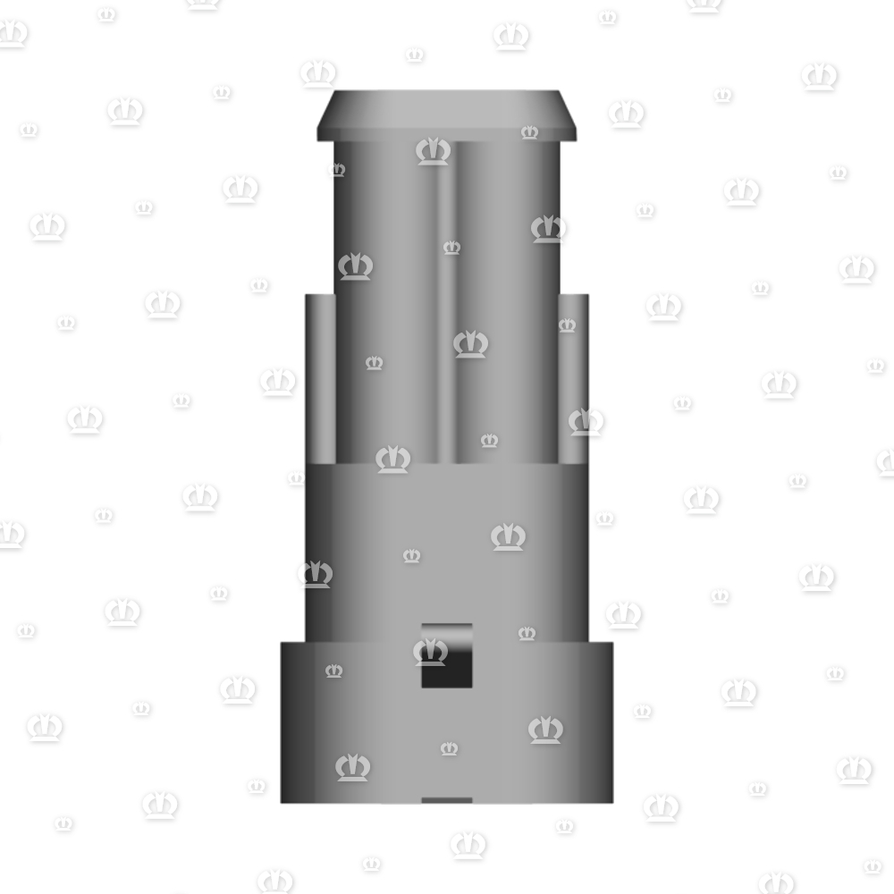 Stecker 2-p St schwarz