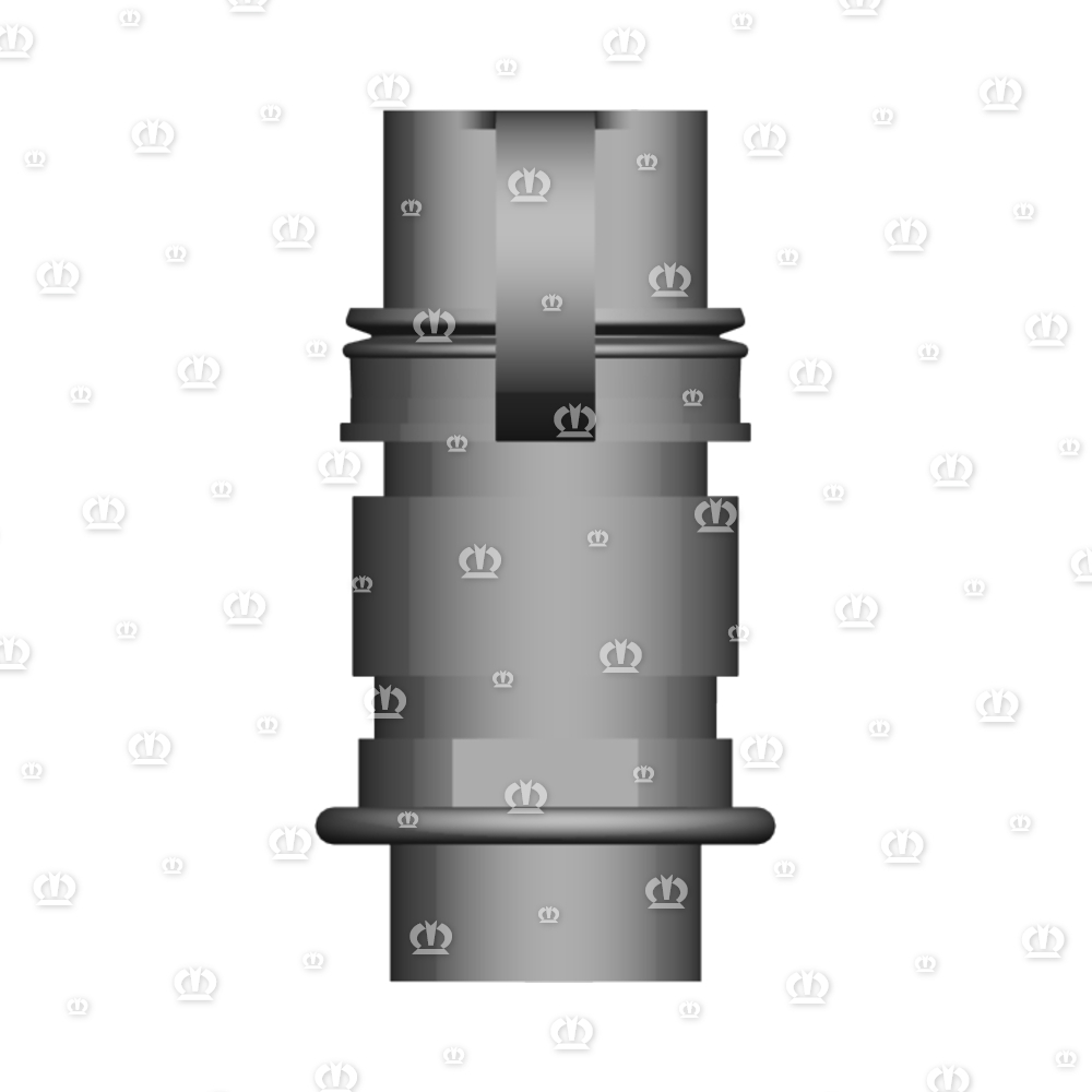 Stecker 2-p St schwarz