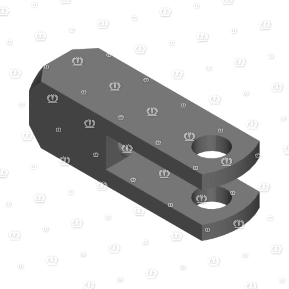 Gabelkopf 4KT 25x75