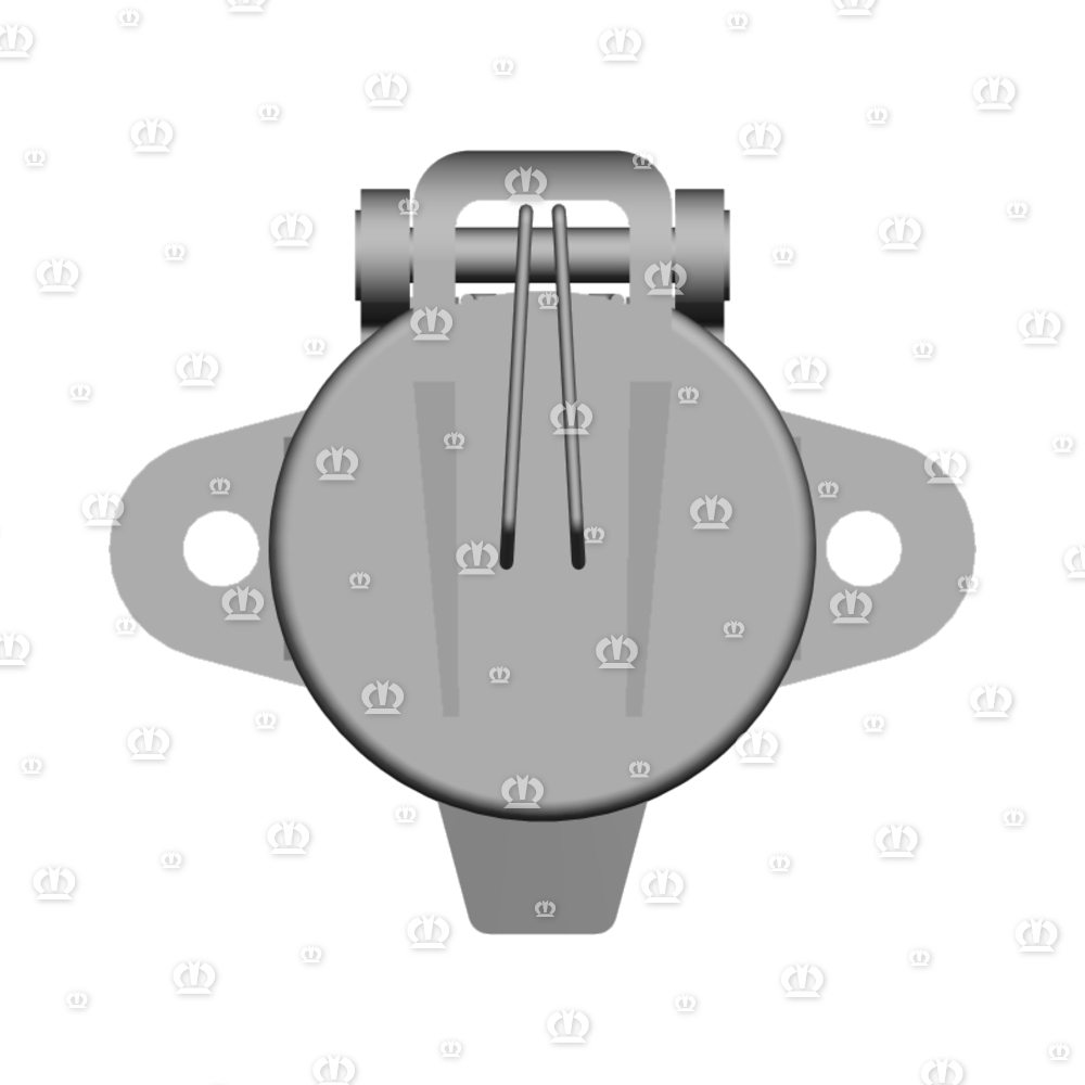 Stecker 2-p Bu schwarz