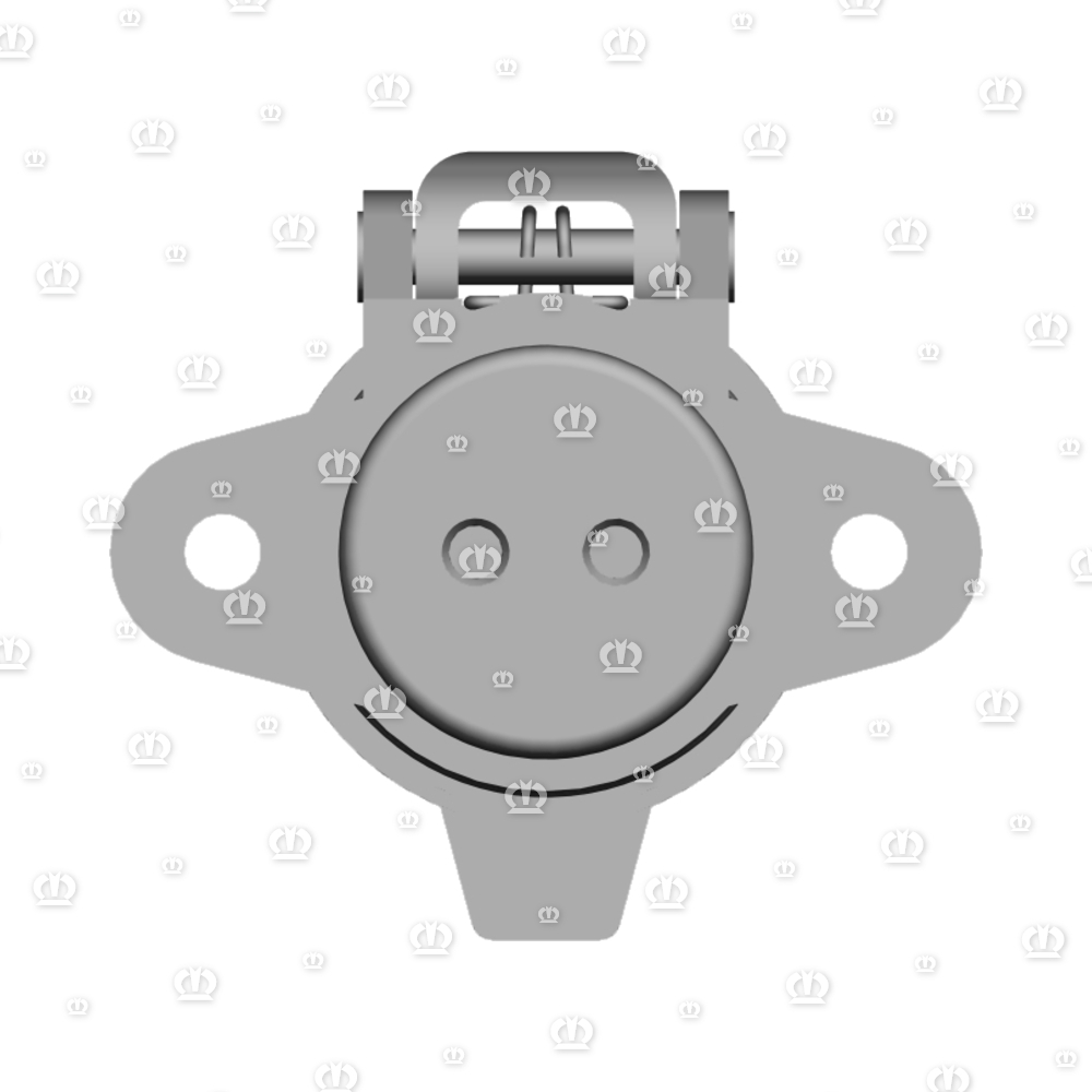 Stecker 2-p Bu schwarz