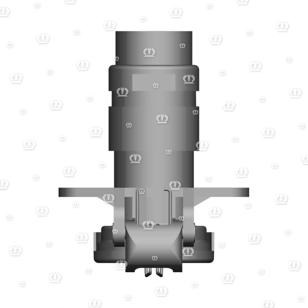 Stecker 2-p Bu schwarz